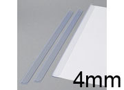 legatoria Dorsetto, dorsino rilegafogli 4mm, TRASPARENTE leg683.