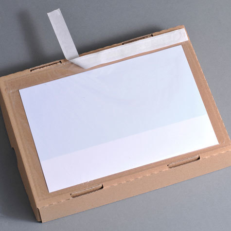 legatoria Buste per spedizioni autoadesive 238x175mm per formato A5, TRASPARENTE, neutra, non stampata, apertura sul lato lungo.