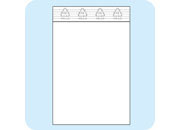 legatoria Sacchetti richiudibili (minigrip), 60x80mm TRASPARENTE, in polietilene da 50 micron, aperti sul lato corto, con zip di chiusura leg741