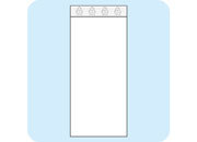 legatoria Sacchetti richiudibili (minigrip), 60x130mm TRASPARENTE, in polietilene da 50 micron, aperti sul lato corto, con zip di chiusura.