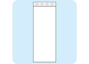 legatoria Sacchetti richiudibili (minigrip), 60x160mm TRASPARENTE, in polietilene da 50 micron, aperti sul lato corto, con zip di chiusura.