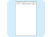 legatoria Sacchetti richiudibili (minigrip), 80x120mm TRASPARENTE, in polietilene da 50 micron, aperti sul lato corto, con zip di chiusura leg748