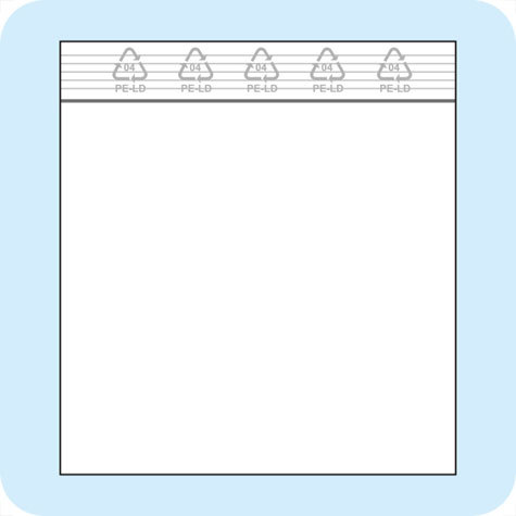 legatoria Sacchetti richiudibili (minigrip), 90x90mm TRASPARENTE, in polietilene da 50 micron, aperti sul lato corto, con zip di chiusura.