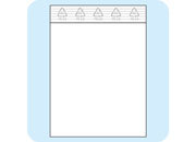 legatoria Sacchetti richiudibili (minigrip), 90x110mm TRASPARENTE, in polietilene da 50 micron, aperti sul lato corto, con zip di chiusura.