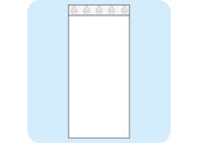 legatoria Sacchetti richiudibili (minigrip), 100x220mm TRASPARENTE, in polietilene da 50 micron, aperti sul lato corto, con zip di chiusura leg756