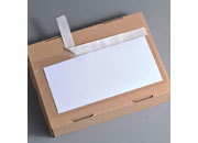 legatoria Buste per spedizioni autoadesive 238x133mm per contenere fogli A4 piegati in 3, TRASPARENTE, neutra, non stampata, apertura sul lato lungo leg76