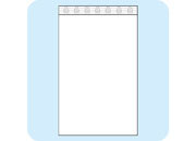 legatoria Sacchetti richiudibili (minigrip), 200x300mm TRASPARENTE, in polietilene da 50 micron, aperti sul lato corto, con zip di chiusura.