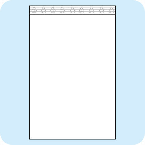 legatoria Sacchetti richiudibili (minigrip), 250x350mm TRASPARENTE, in polietilene da 50 micron, aperti sul lato corto, con zip di chiusura.