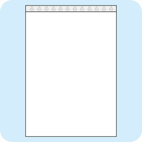 legatoria Buste per spedizioni autoadesive 238x133mm per contenere fogli A4 piegati in 3, ROSSE con scritte nere Packing list, apertura sul lato lungo.