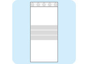 legatoria Sacchetti richiudibili (minigrip), con etichetta, 110x220mm TRASPARENTE, in polietilene pesante da 90 micron, aperti sul lato corto, con zip di chiusura. Con 3 fasce bianche adatte alla scrittura manuale per etichettatura.