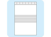 legatoria Sacchetti richiudibili (minigrip), con etichetta, 160x220mm TRASPARENTE, in polietilene pesante da 90 micron, aperti sul lato corto, con zip di chiusura. Con 3 fasce bianche adatte alla scrittura manuale per etichettatura.