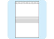 legatoria Sacchetti richiudibili (minigrip), con etichetta, 250x350mm TRASPARENTE, in polietilene pesante da 90 micron, aperti sul lato corto, con zip di chiusura. Con 3 fasce bianche adatte alla scrittura manuale per etichettatura.