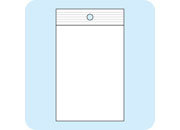 legatoria Sacchetti richiudibili (minigrip), con foro, 80x120mm leg843.