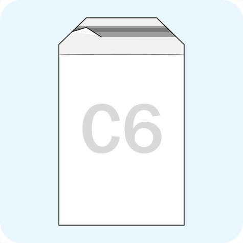 legatoria Sacchetto con chiusura autoadesiva, 119x162mm TRASPARENTE, in polietilene da 50 micron, con patella da 30mm e banda autoadesiva di chiusura sul lato corto, adatta anche per mailing.