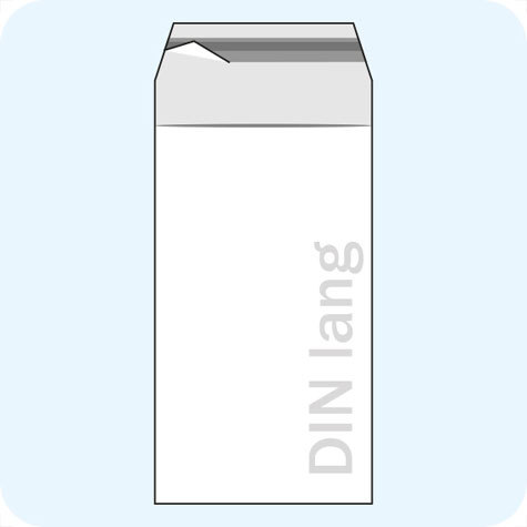 legatoria Sacchetto con chiusura autoadesiva, 120x230mm TRASPARENTE, in polietilene da 60 micron, con patella da 40mm e banda autoadesiva di chiusura sul lato corto, adatta anche per mailing.