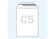 legatoria Sacchetto con chiusura autoadesiva, 165x220mm TRASPARENTE, in polietilene da 50 micron, con patella da 40mm e banda autoadesiva di chiusura sul lato corto, adatta anche per mailing.