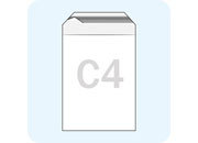 legatoria Sacchetto con chiusura autoadesiva, 225x310mm TRASPARENTE, in polietilene da 50 micron, con patella da 50mm e banda autoadesiva di chiusura sul lato corto, adatta anche per mailing.