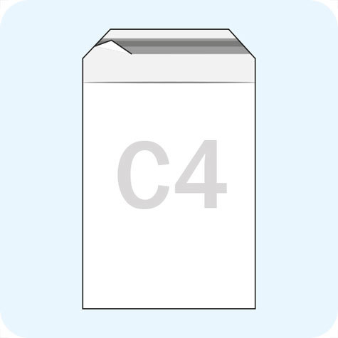 legatoria Sacchetto con chiusura autoadesiva, 225x310mm TRASPARENTE, in polietilene da 50 micron, con patella da 50mm e banda autoadesiva di chiusura sul lato corto, adatta anche per mailing.