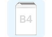 legatoria Sacchetto con chiusura autoadesiva, 250x350mm TRASPARENTE, in polietilene da 70 micron, con patella da 50mm e banda autoadesiva di chiusura sul lato corto, adatta anche per mailing.