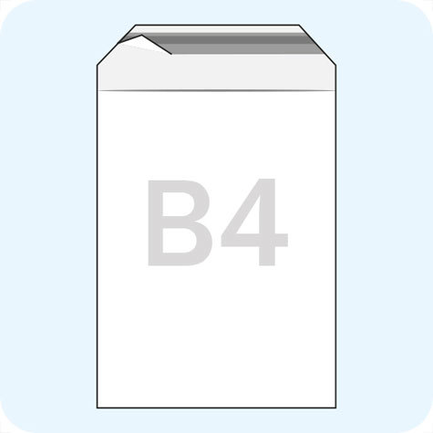 legatoria Sacchetto con chiusura autoadesiva, 250x350mm TRASPARENTE, in polietilene da 70 micron, con patella da 50mm e banda autoadesiva di chiusura sul lato corto, adatta anche per mailing.