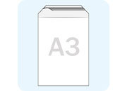 legatoria Sacchetto con chiusura autoadesiva, 310x440mm TRASPARENTE, in polietilene da 70 micron, con patella da 50mm e banda autoadesiva di chiusura sul lato corto, adatta anche per mailing leg858