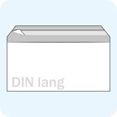legatoria Sacchetto con chiusura autoadesiva, 220x110mm TRASPARENTE, in polipropilene da 100 micron, con patella da 40mm e banda autoadesiva di chiusura sul lato lungo, adatta anche per mailing.