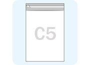 legatoria Sacchetto polipropilene orientato (OPP) 165x220mm TRASPARENTE, in polipropilene (OPP) da 30 micron, con patella da 30mm e banda autoadesiva di chiusura sul lato corto, adatta anche per mailing leg877