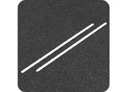 legatoria Linguetta 148x4,5mm BIANCO, lunghezza 148mm, in metallo verniciato. Prodotto originale tedesco. MADE IN GERMANY.