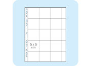 legatoria Buste portadiapositive TRASPARENTE, formato A4, a perforazione universale, per archiviare 15 diapositive leg912