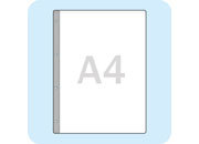 legatoria Buste per raccoglitori a 4 anelli A4 TRASPARENTE, in PVC morbido da 180 micron, passo 80mm leg920