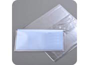 legatoria Copertina per libri 230x120mm TRASPARENTE, copertina con i 2 lati ripiegati a sacco per rivestire libri o documenti, in PVC flessibile da 180 micron, misura aperta: 230x240mm, misura chiusa: 230x120mm (biglietti daereo) leg938