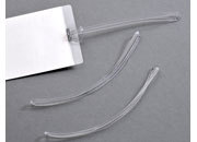 legatoria Cinghiolo Portatesserino TRASPARENTE, per attacare buste o etichette ai bagagli, lunghezza 152mm, spessore 2.5mm leg956