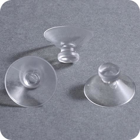 legatoria Ventosa testa a fungo. 20mm diametro collo 6mm, diametro testa 8mm, per superfici liscie.