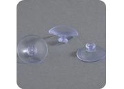 legatoria Ventosa testa a fungo. 24mm diametro collo 6mm, diametro testa 7mm, per superfici liscie.