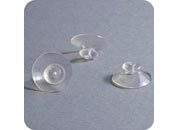 legatoria Ventosa testa a fungo 30mm diametro collo 6mm, diametro testa 8mm, per superfici liscie.