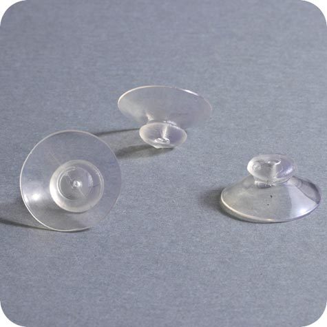 legatoria Ventosa testa a fungo 30mm diametro collo 6mm, diametro testa 8mm, per superfici liscie.