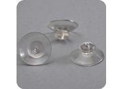 legatoria Ventosa testa a fungo. 30mm diametro collo 10mm, diametro testa 14mm, per superfici liscie.