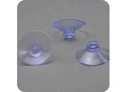 legatoria Ventosa testa a fungo. 35mm diametro collo 10mm, diametro testa 12mm, per superfici liscie.