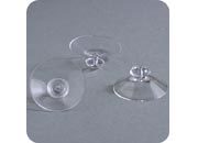 legatoria Ventosa testa a fungo. 40mm diametro collo 9mm, diametro testa 14mm, per superfici liscie.