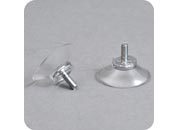 legatoria Ventosa diametro30mm, testaFilettata 4x10mm diametro 30mm, con filettatura metallica diametro 4mm e lunga 10mm.