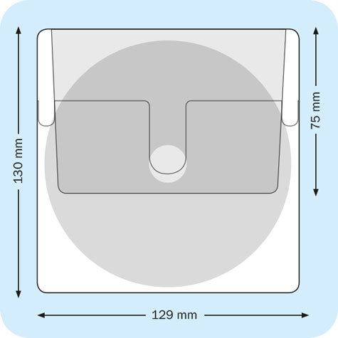 legatoria Busta autoadesiva portaCD-DVD conPattellaEchiusura 127x127mm TRASPARENTE, con patella di chiusura ermetica e bollino adesivo di chiusura, forma quadrangolare. leg97, 3el6832, buffetti 0476cd000.