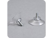 legatoria Ventosa  diametro40mm, testaFilettata 4x10mm diametro 40mm, con filettatura metallica diametro 4mm e lunga 10mm leg980