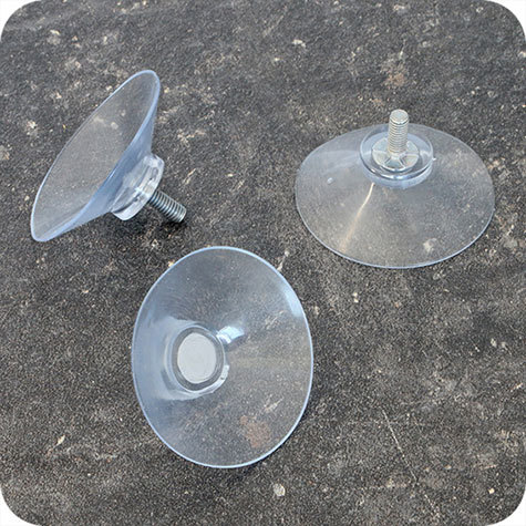 legatoria Ventosa  diametro40mm, testaFilettata 4x10mm diametro 40mm, con filettatura metallica diametro 4mm e lunga 10mm.