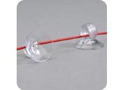 legatoria Ventosa per luminarie, 30mm diametro 50mm, La testa include un passacavo diamtero 10mm per far passare cavi leg995