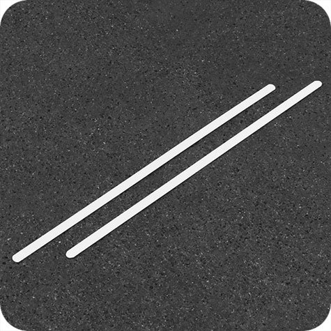 legatoria Linguetta 148x4,5mm BIANCO, lunghezza 148mm, in metallo verniciato. Prodotto originale tedesco. MADE IN GERMANY.