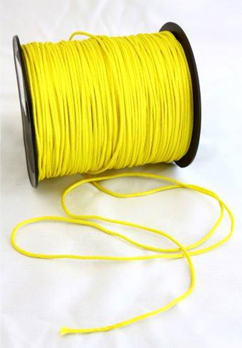 legatoria Cordoncino coda di topo, spessore 2,5mm Rosso ciliegia, tinta unita. Prodotto italiano, MADE IN ITALY.