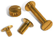 legatoria Viti sepolte rilegatura ottone 2mm tornite, diametro testa 10mm, diametro tubetto 5mm, una testa fissa ed una mobile. Per lunghezza, si intende la distanza INTERNA tra le due teste, che corrisponde allo spessore del volume da rilegare leg1422