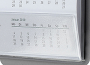 legatoria Supporto calendario A2, TRASPARENTE autoadesivo, lunghezza 594mm, non rinforzato leg106