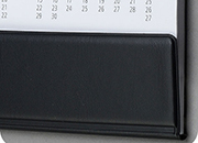 legatoria Supporto calendario A2, NERO autoadesivo, lunghezza 594mm, con rinforzo in cartone.