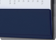 legatoria Supporto calendario A2, BLU SCURO autoadesivo, lunghezza 594mm, con rinforzo in cartone.